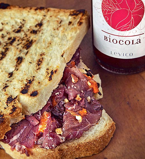 Chef Reponi consiglia l'abbinamento gourmet Biocola Bio Levico e chianina