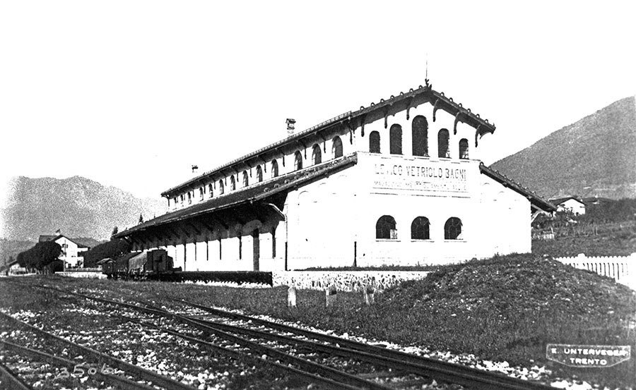 Historical photograph of the Levico Waters plant