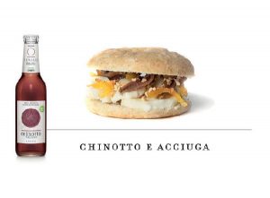 accostamenti-chinotto-acciuga combination of Levico Chinotto anchovy panino
