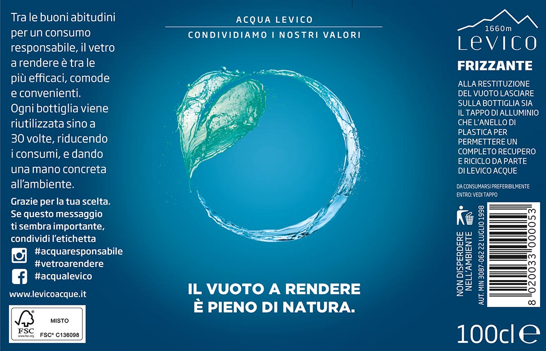 Label-Manifesto-Cerchiofoglia Acqua Levico etichette Manifesto